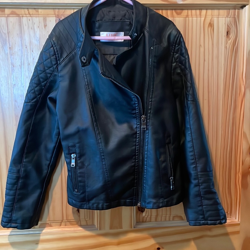 Girls leather jacket